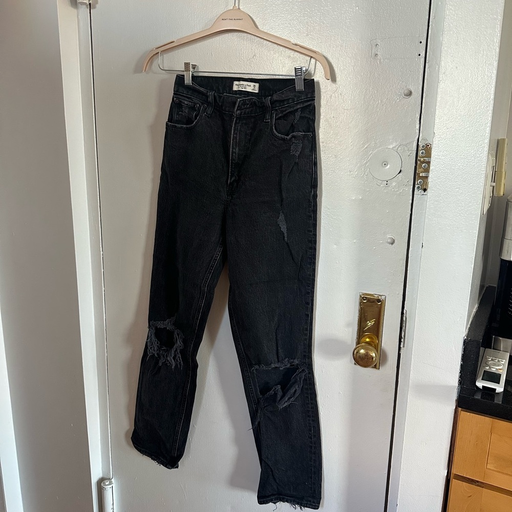 Abercrombie & Fitch 90’s straight ultra high rise